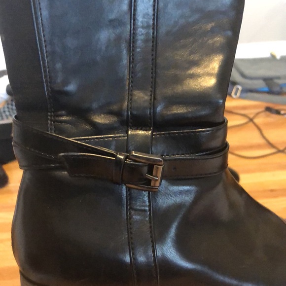 Knee high leather boots water proof - Picture 2 of 4